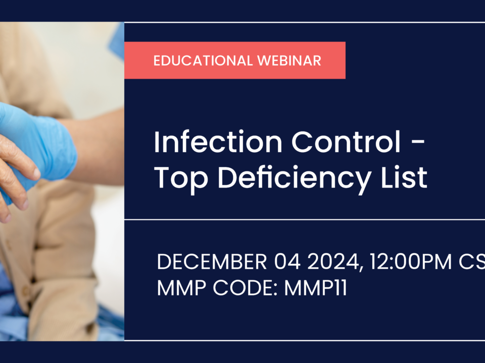 Your Infection Control List